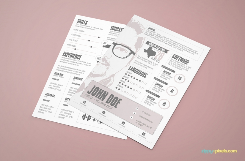 Graphic Design Resume Cover Letter Template