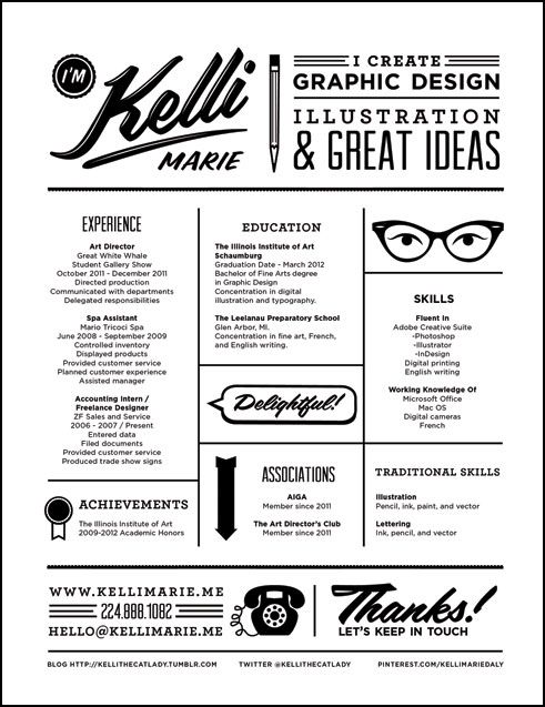 Graphic Design Resume Inspiration