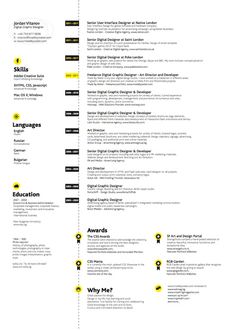 Graphic Design Resume Inspiration