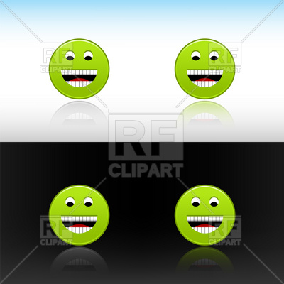 Green Smiley-Face Laughter Green Smiley-Face Laughter