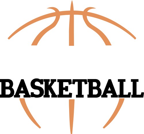 Half Basketball Vector Half Basketball Vector