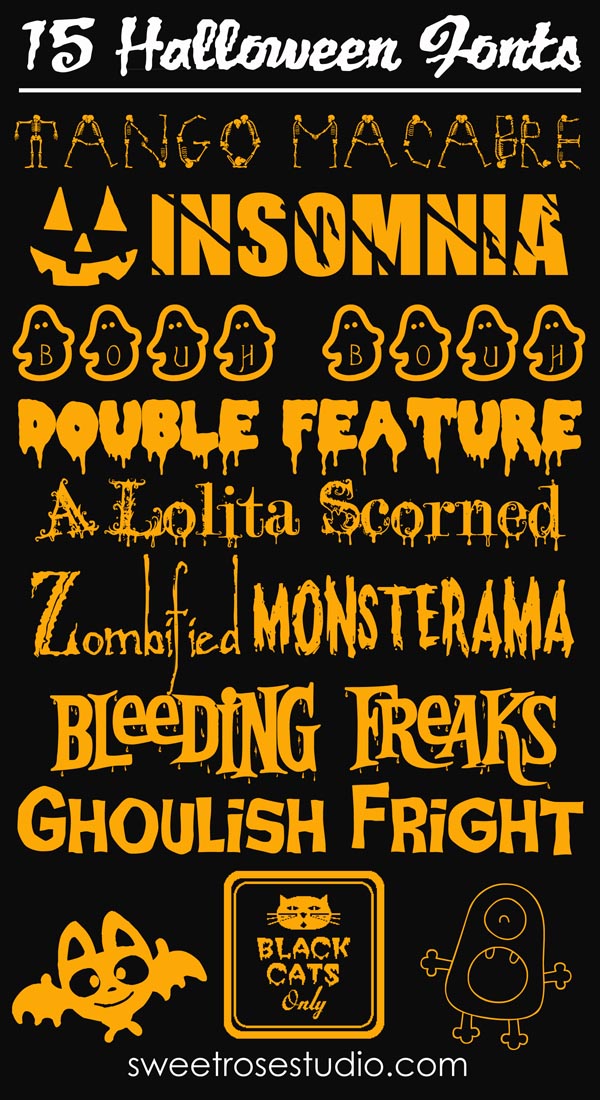 Halloween Fonts Halloween Fonts