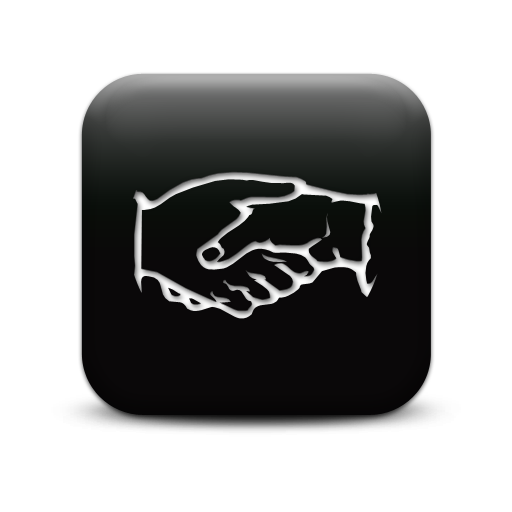 Handshake Icon Black