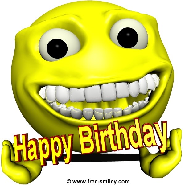 Happy Birthday Smileys Emoticons Happy Birthday Smileys Emoticons