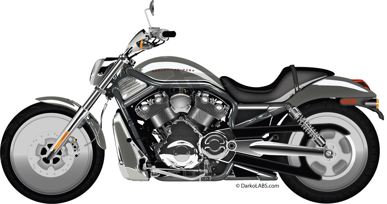 Harley-Davidson Vector Art Harley-Davidson Vector Art