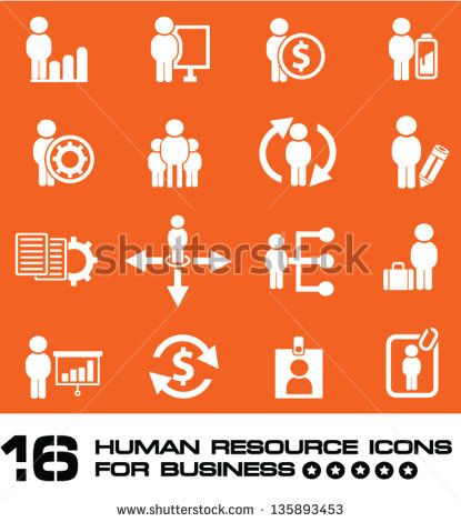 Human Resources Icon Set