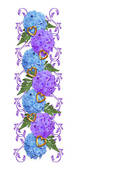 Hydrangea Border Clip Art