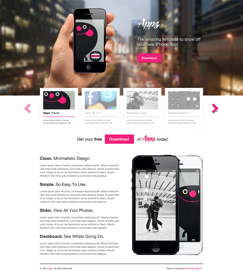 Iphone-App-Psd-Template