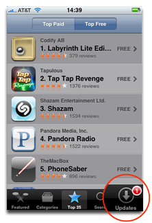 iPhone App Store Updates