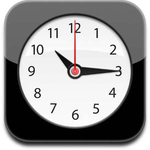 iPhone Clock App Icon