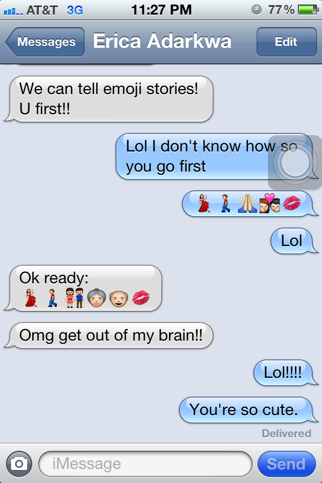 iPhone Emoticons Text Messages