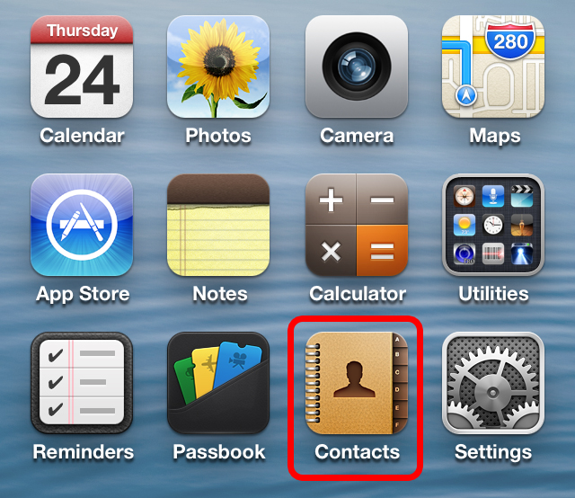 iPhone Phone Icon Top Right iPhone Phone Icon Top Right