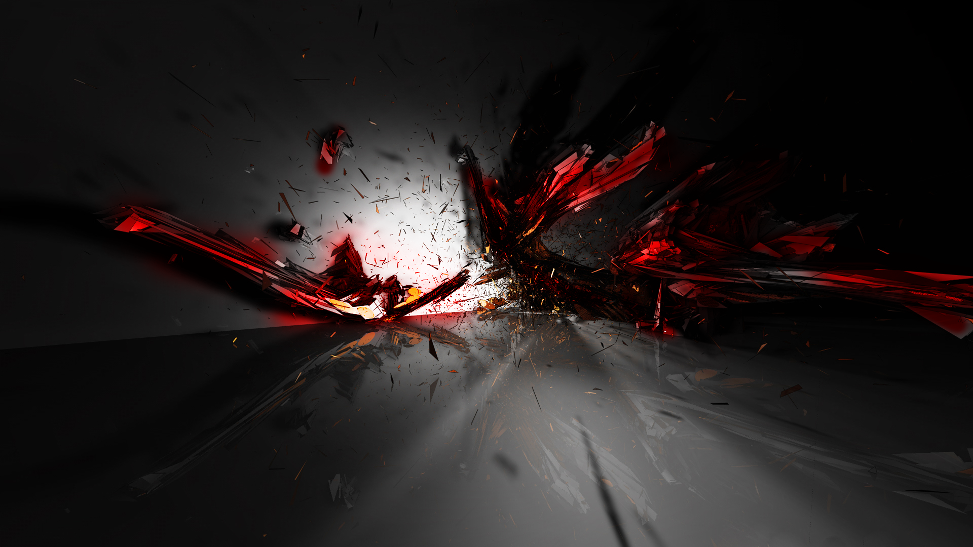 11 Red 3D Abstract Designs Images