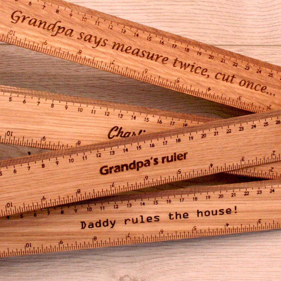 Laser-Engraved Ruler