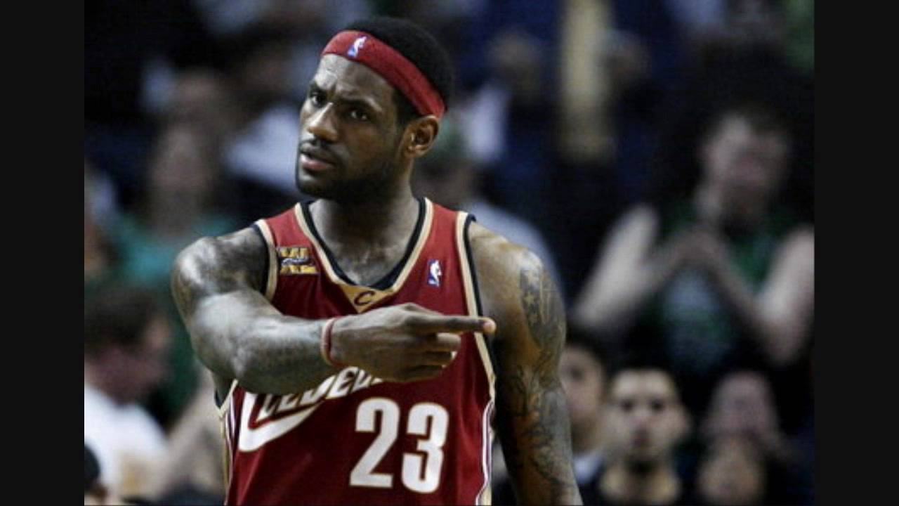 LeBron James On Fire