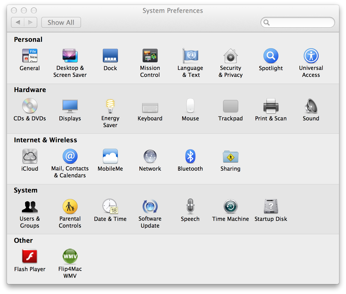 Mac System Preferences Icon