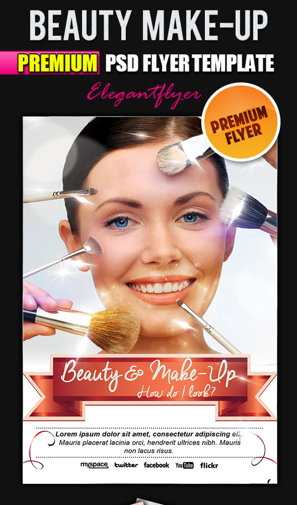 Make Up Flyers Templates Free