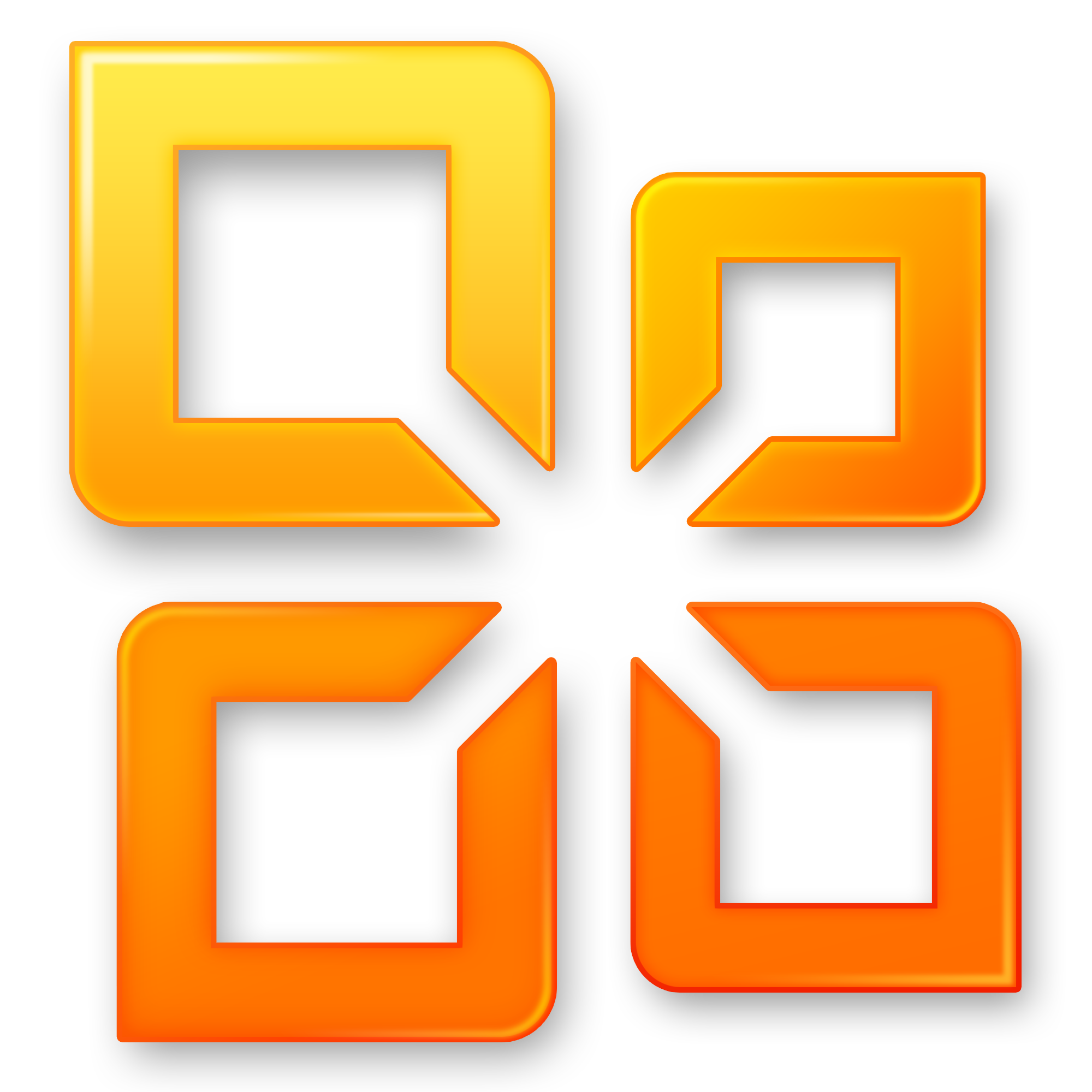 Microsoft Office 2010 Logo Icon Microsoft Office 2010 Logo Icon