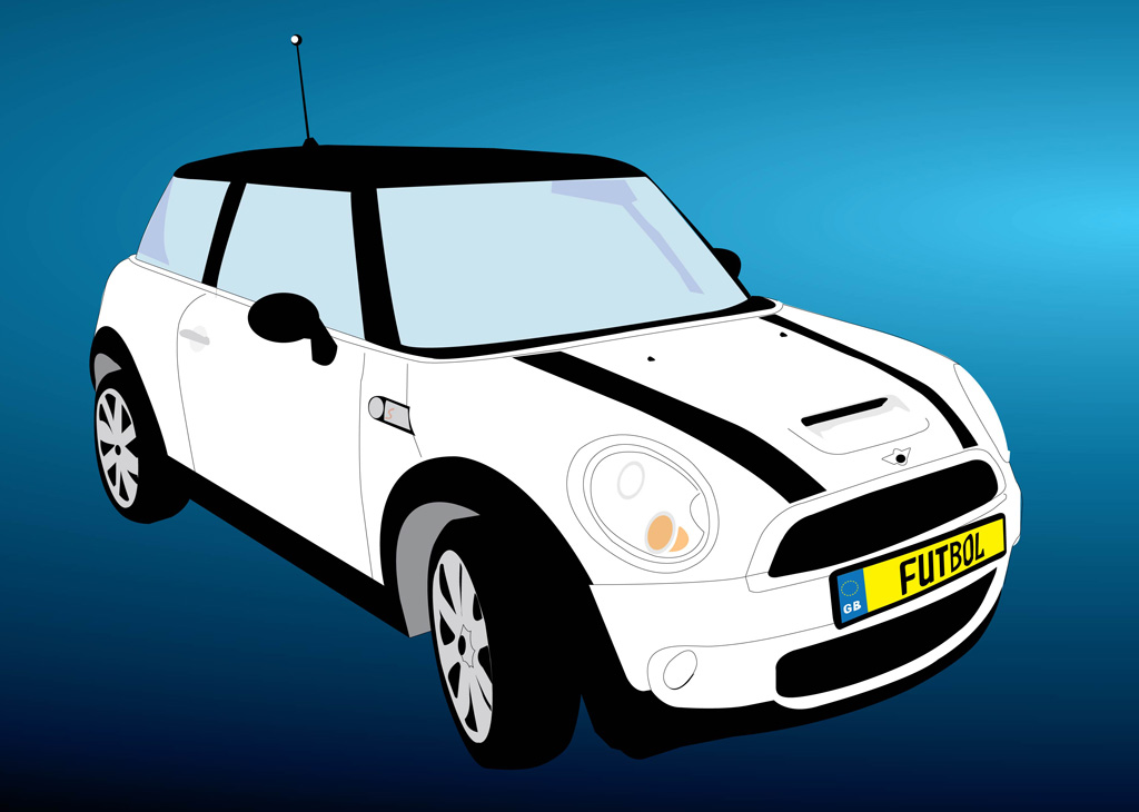 Mini Cooper Vector Car