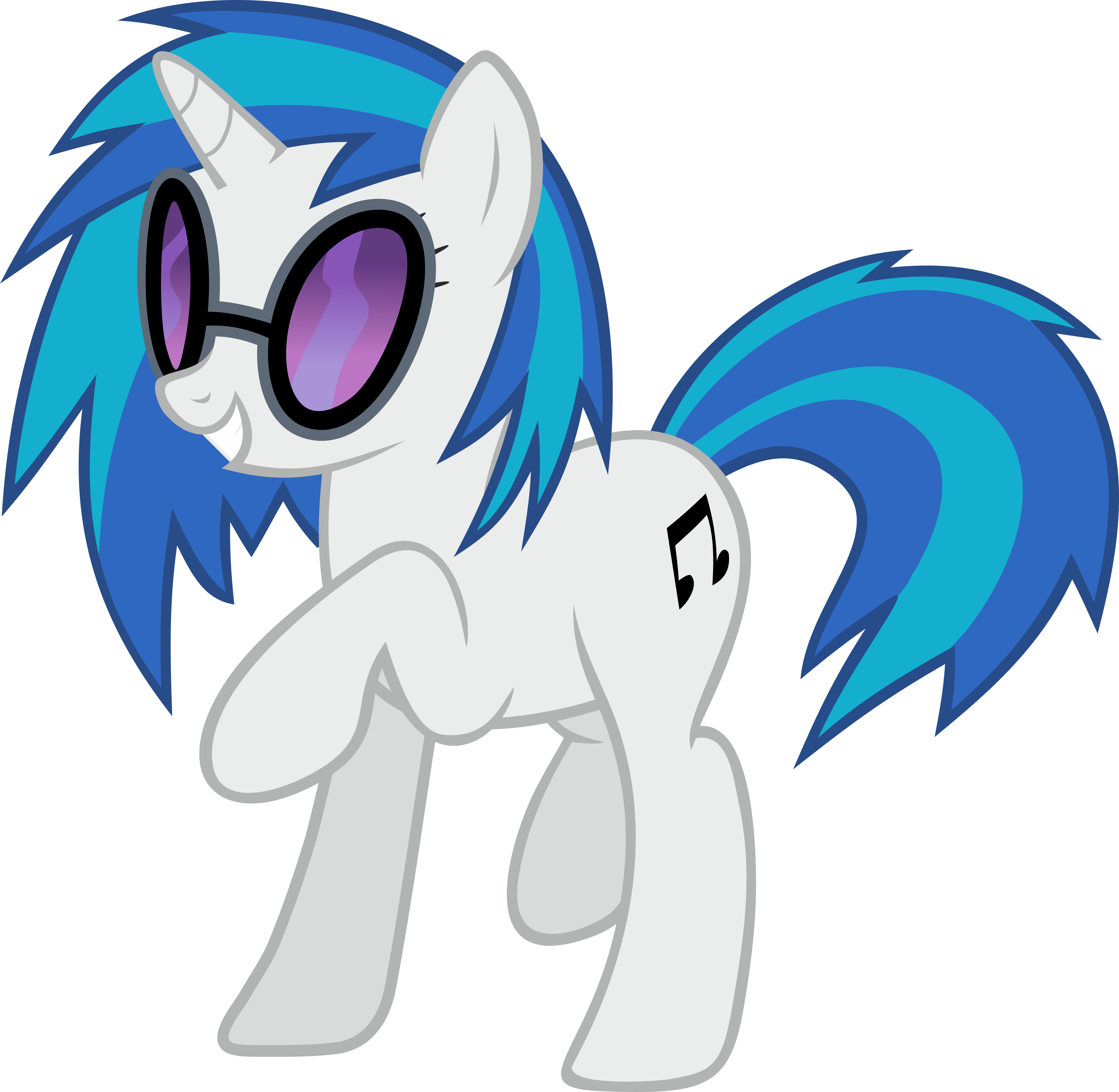 MLP Vinyl Scratch Vector