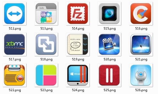 Mobile Application Icons