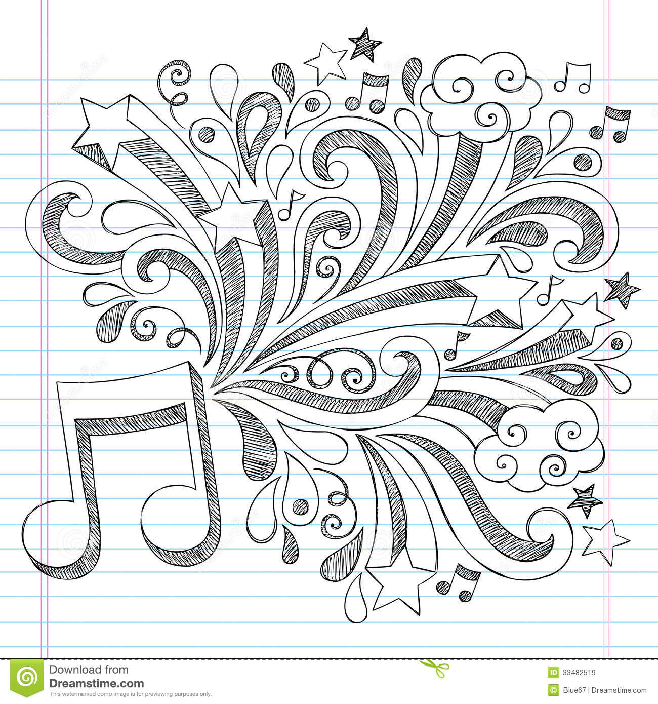 Music Note Designs Easy to Draw