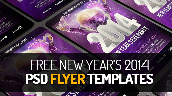 New Year Eve Flyer PSD Templates