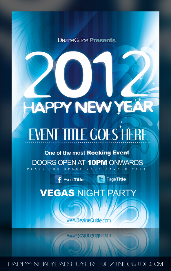 New Year Flyer Template Free Download