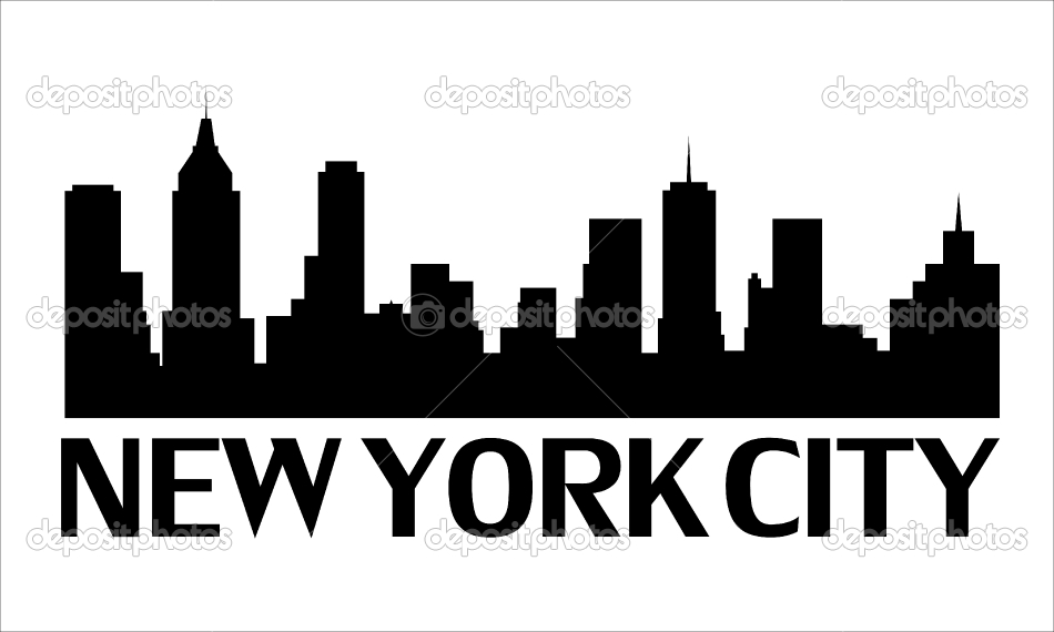 New York City Skyline Silhouette