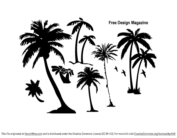 Palm Tree Vector Free