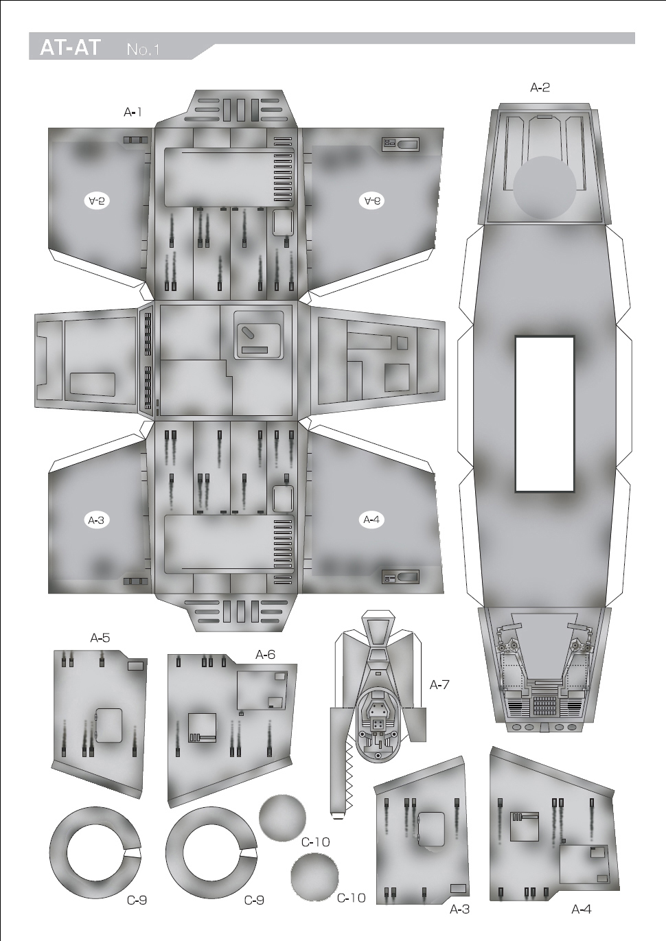 Papercraft AT-AT