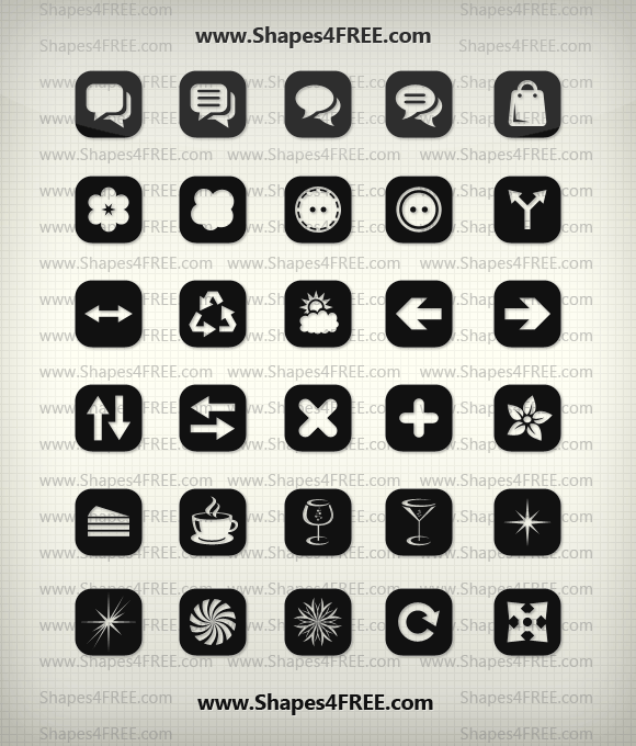 Photoshop Shapes Icons