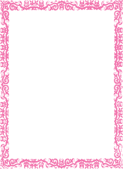 Pink Border Clip Art