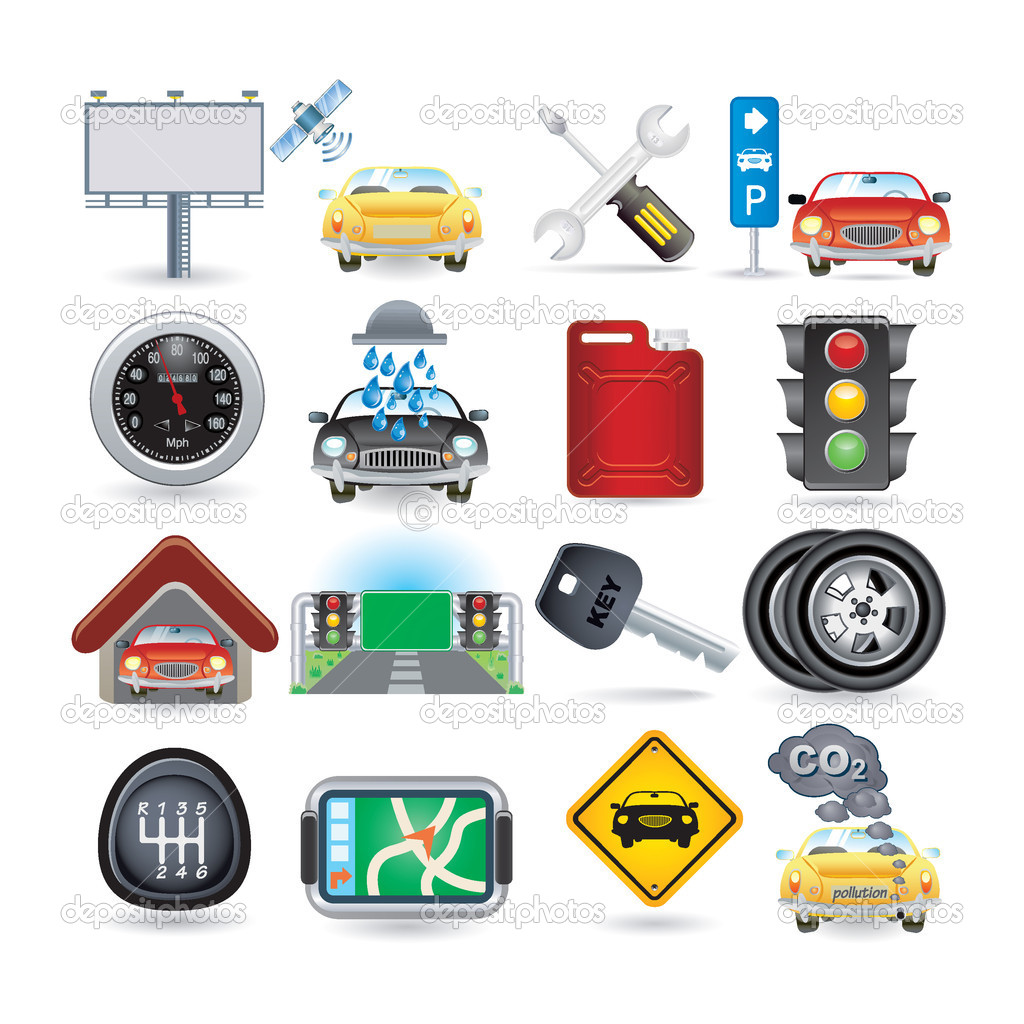 9 Car Icon Set Images