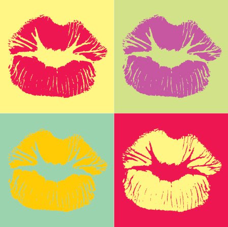 Pop Art Lips