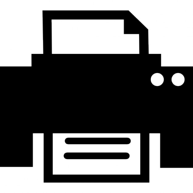 Printer Button Icon Printer Button Icon