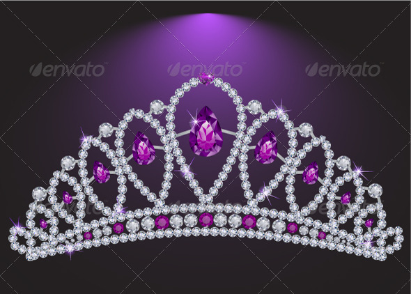 Purple Princess Tiaras and Crowns