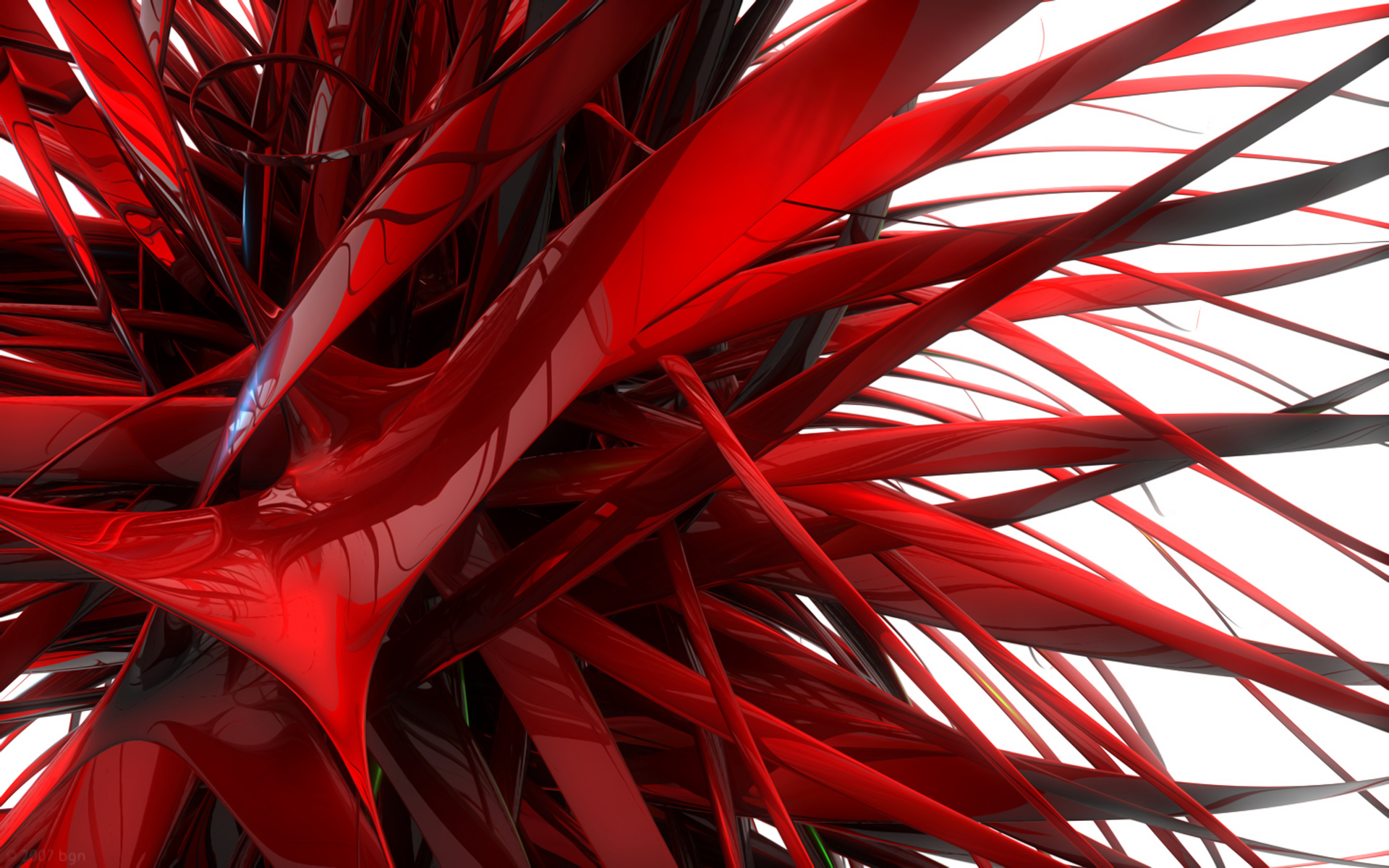 Red Abstract Background Cool 3D