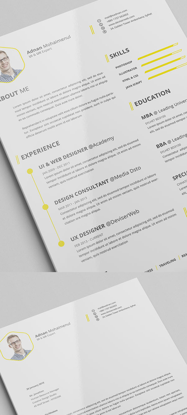 Resume Design Templates Free