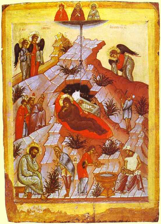 Russian Nativity Icon