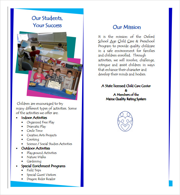 School Brochure Templates Free