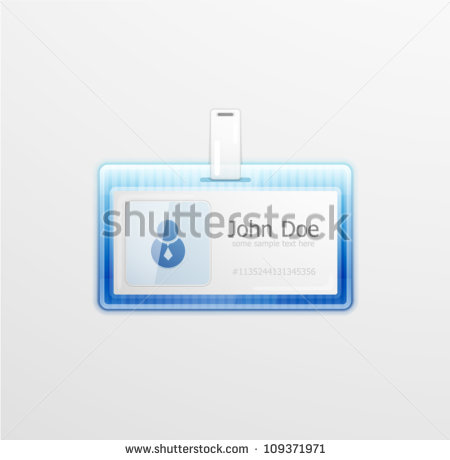 Security ID Badge Clip Art