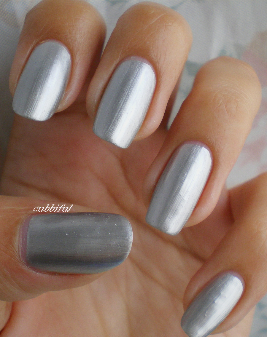 Silver Nail Polish Designs