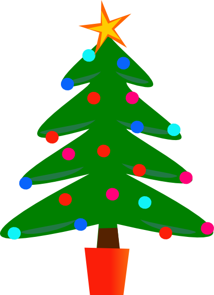 Simple Christmas Tree Clip Art