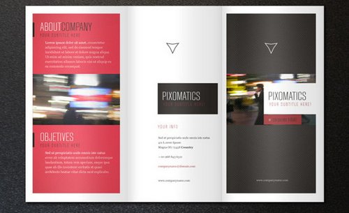 Simple Tri-Fold Brochure Template Free