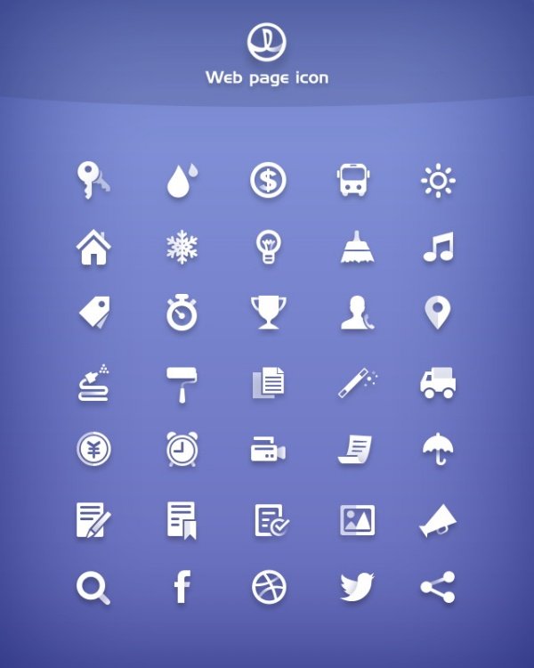 Simple Web Design Icons Free