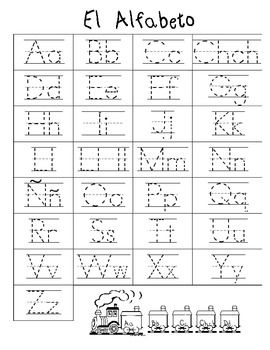 Spanish Alphabet Practice