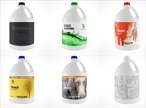 Spray Bottle Mockup PSD