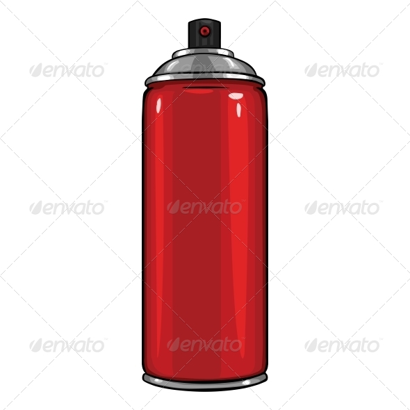 Spray Paint Can Vector