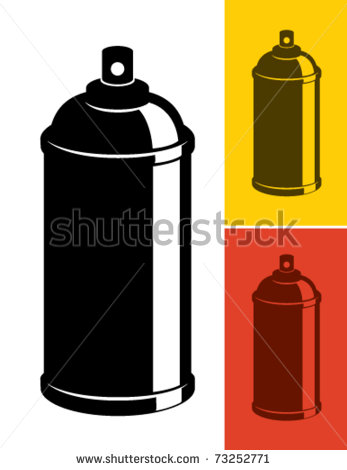 Spray Paint Can Vector